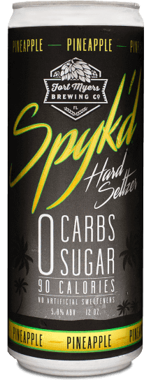 A can of spookied carbs sugar pineapple.