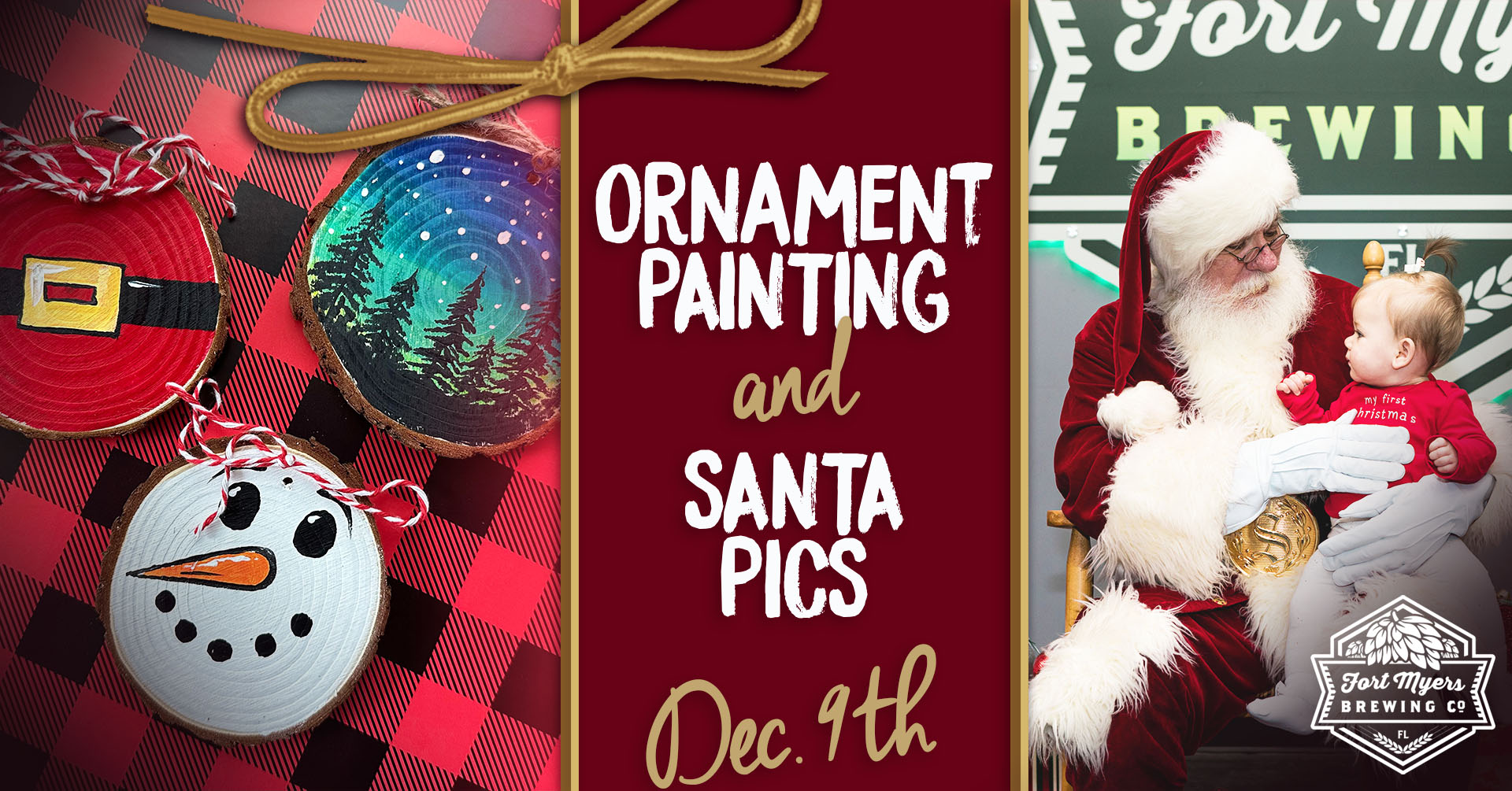 ornament painting and santa pics.